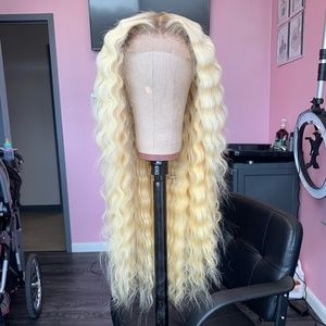 Blonde 24inches human hair